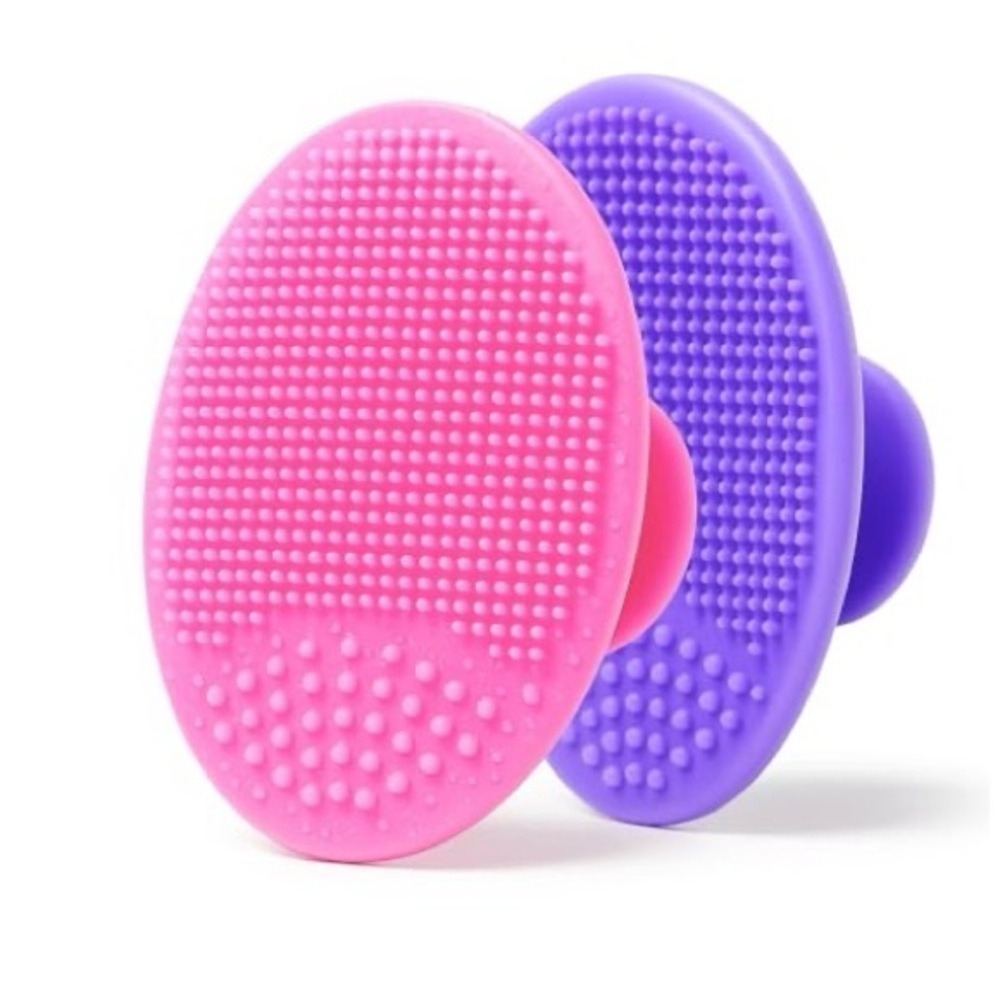 Plum Beauty Pink and Purple Skin Scrubbers